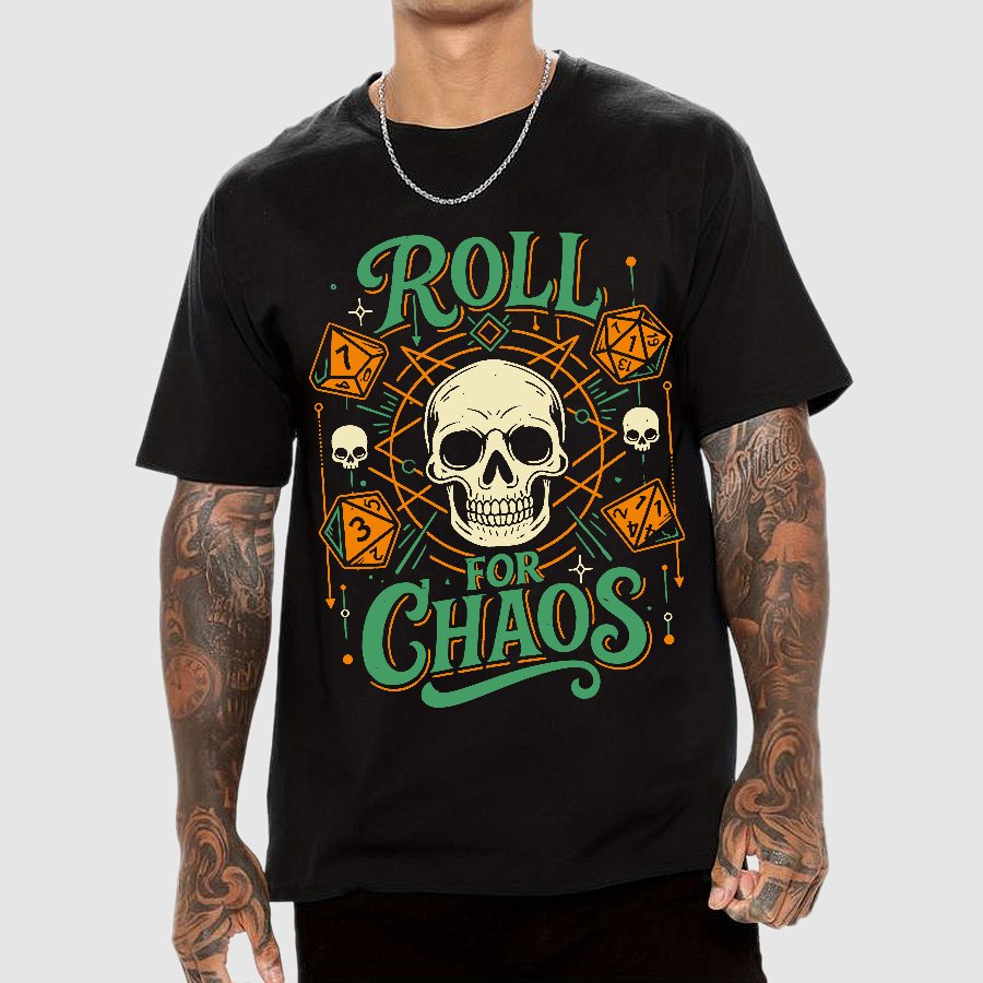 Roll For Chaos Geek T-Shirt