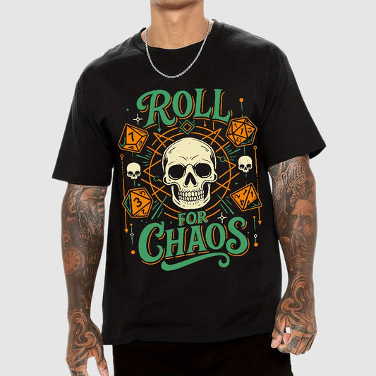 Roll For Chaos Geek T-Shirt