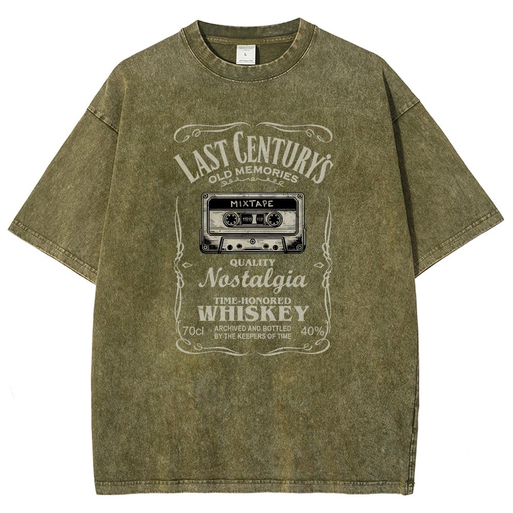 Last Century's Whiskey Vintage Distressed T-shirt