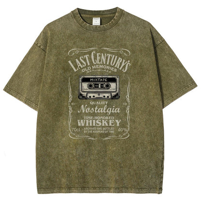 Last Century's Whiskey Vintage Distressed T-shirt