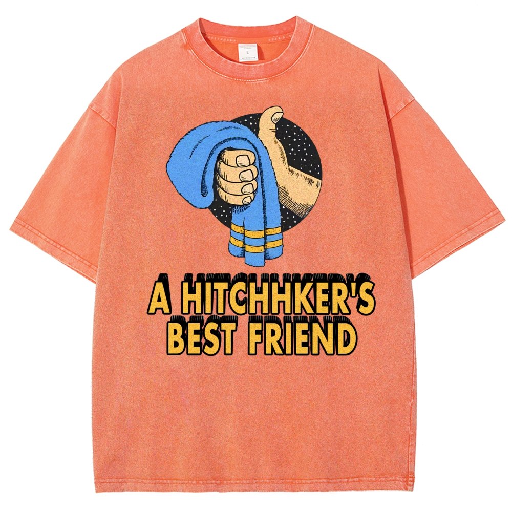 A Hitchhiker‘S Best Friend  Vintage Distressed T-shirt