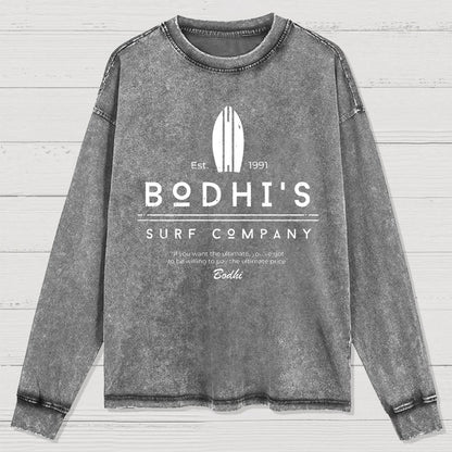 Bodhi's Surf Company Est. 1991 Washed Long Sleeve Tee