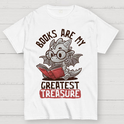 Books Are My Greatest Treasure Geek T-Shirt