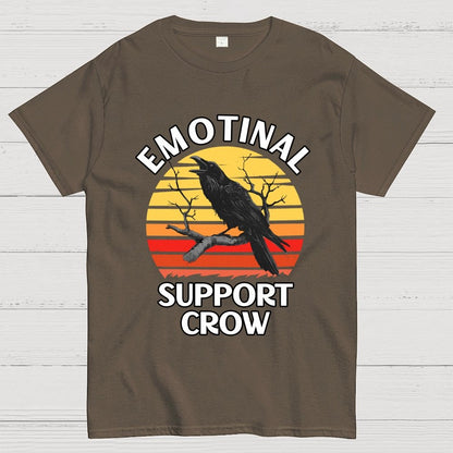 Emotional Support Crow Unisex Geek T-Shirt