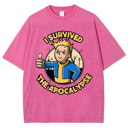 I Survived Vintage Distressed T-shirt