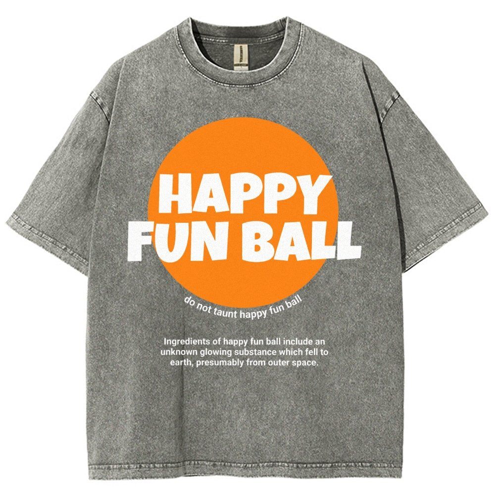 Happy Fun Ball Vintage Distressed T-shirt