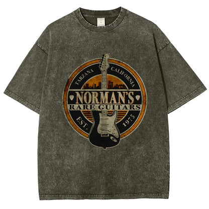 Norman S Rare Guitars Essential Vintage Distressed T-shirt