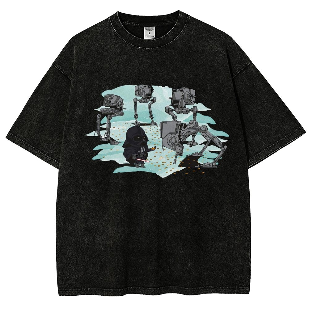 Dark Lord feeds the mechanical bird Vintage Distressed T-shirt