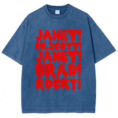 Jana! Dr. Smith! Jana! Ben! Vintage Distressed T-shirt