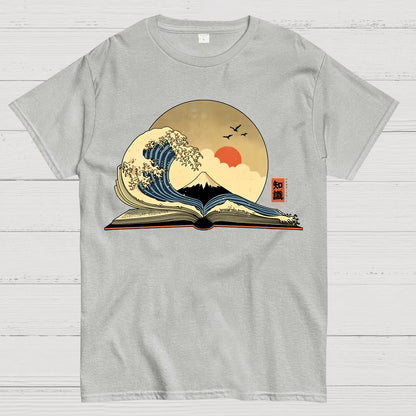 The Great Wave of Knowledge Geek T-Shirt