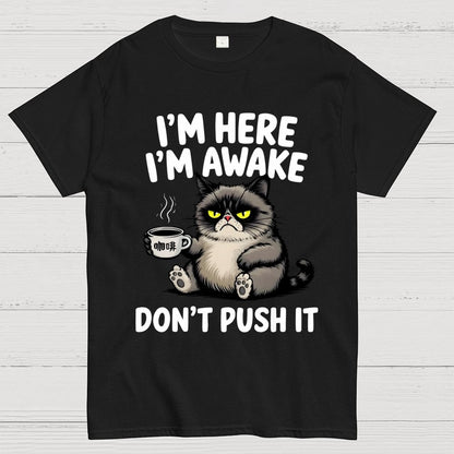 Tired Cat Geek T-Shirt