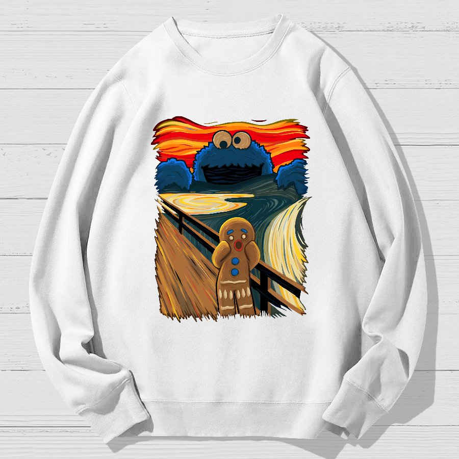 The Cookie Muncher Geek Cotton Sweatshirt