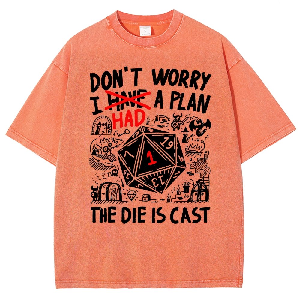 The Die Is Cast Vintage Distressed T-shirt