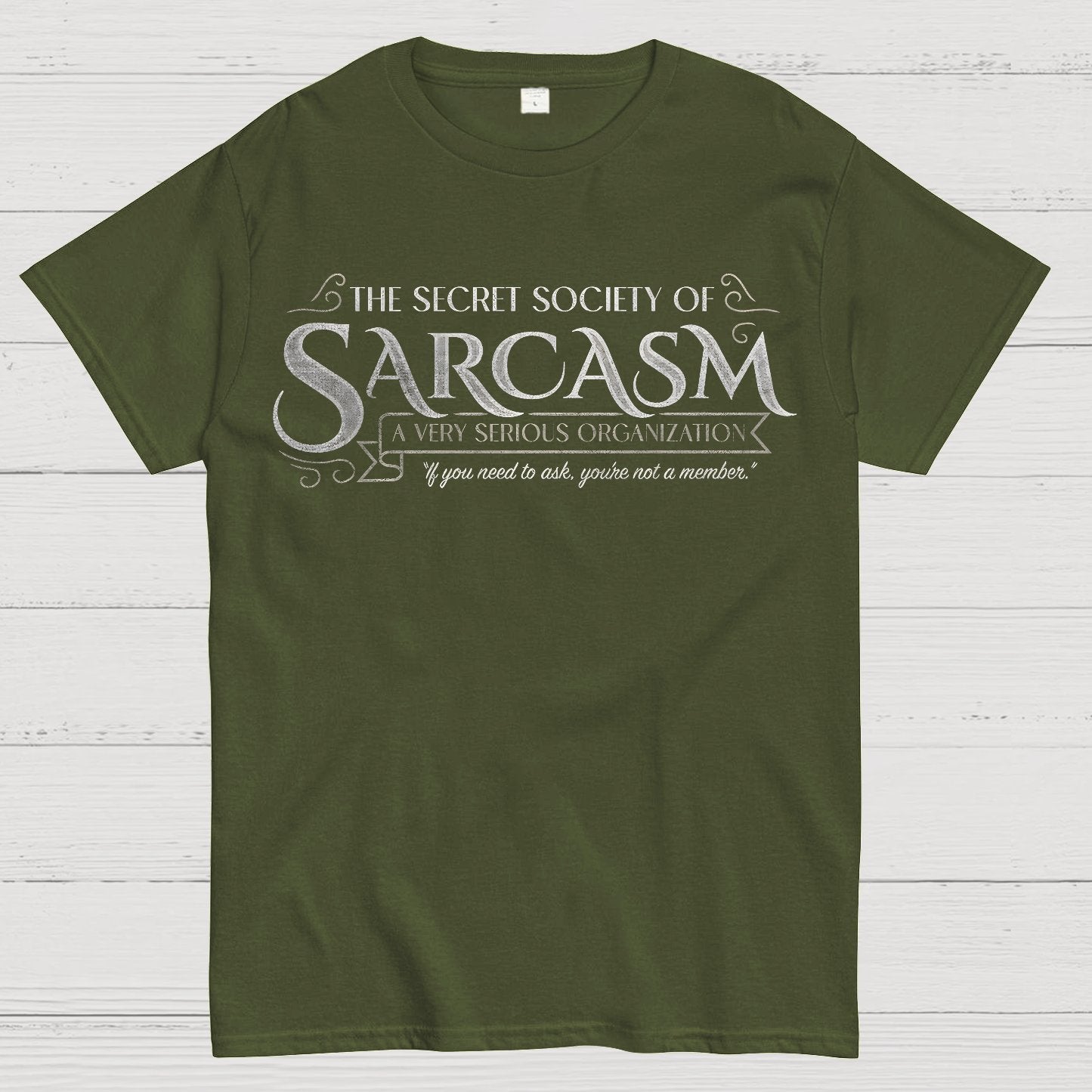 Secret Society of Sarcasm Geek T-Shirt