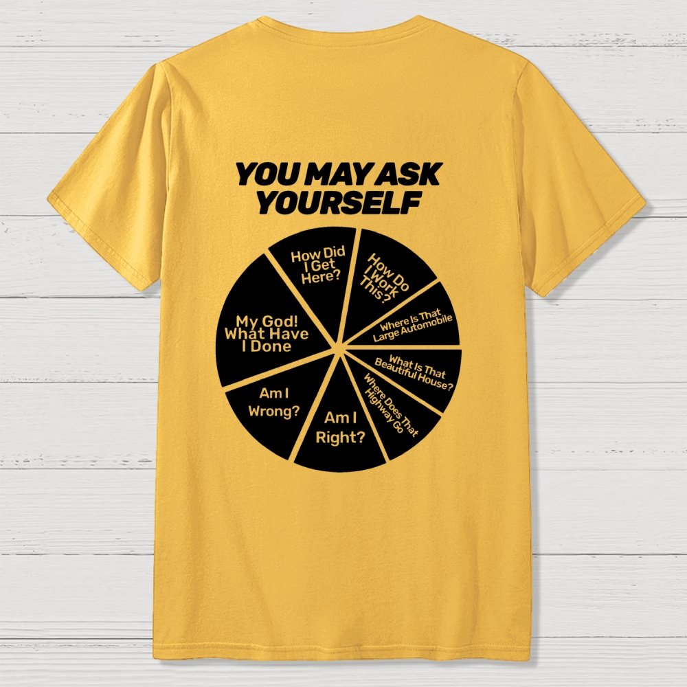 Techno Apocalypse  Back Printing Geek T-Shirt