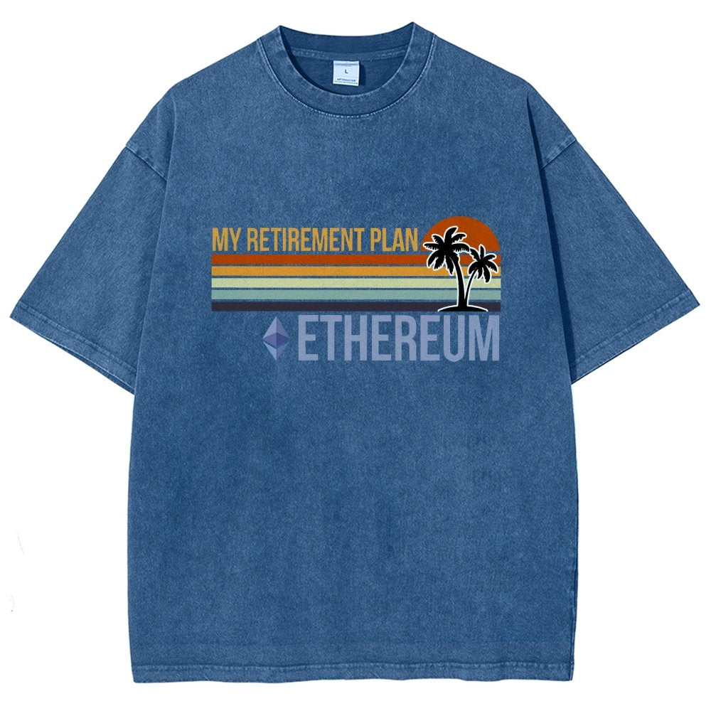 ETH Retirement Plan Vintage Distressed T-shirt