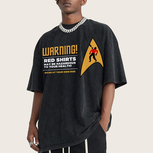 Red Shirts Vintage Distressed T-shirt