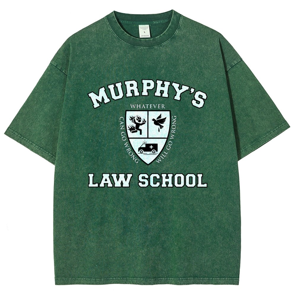Murphy's Law School Vintage Distressed T-shirt