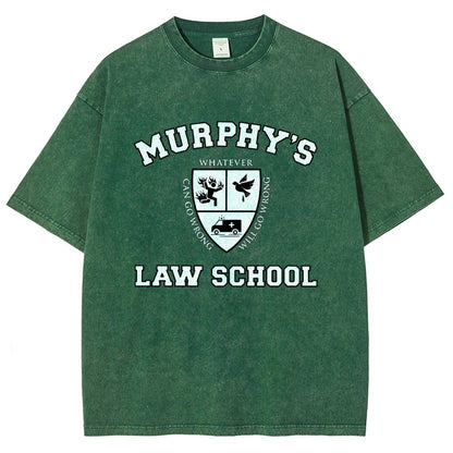 Murphy's Law School Vintage Distressed T-shirt