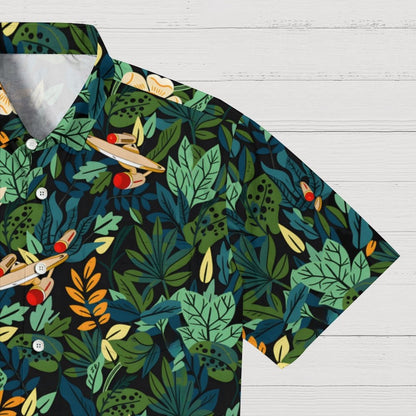 Scifi Spacecraft Geek Hawaiian Shirt