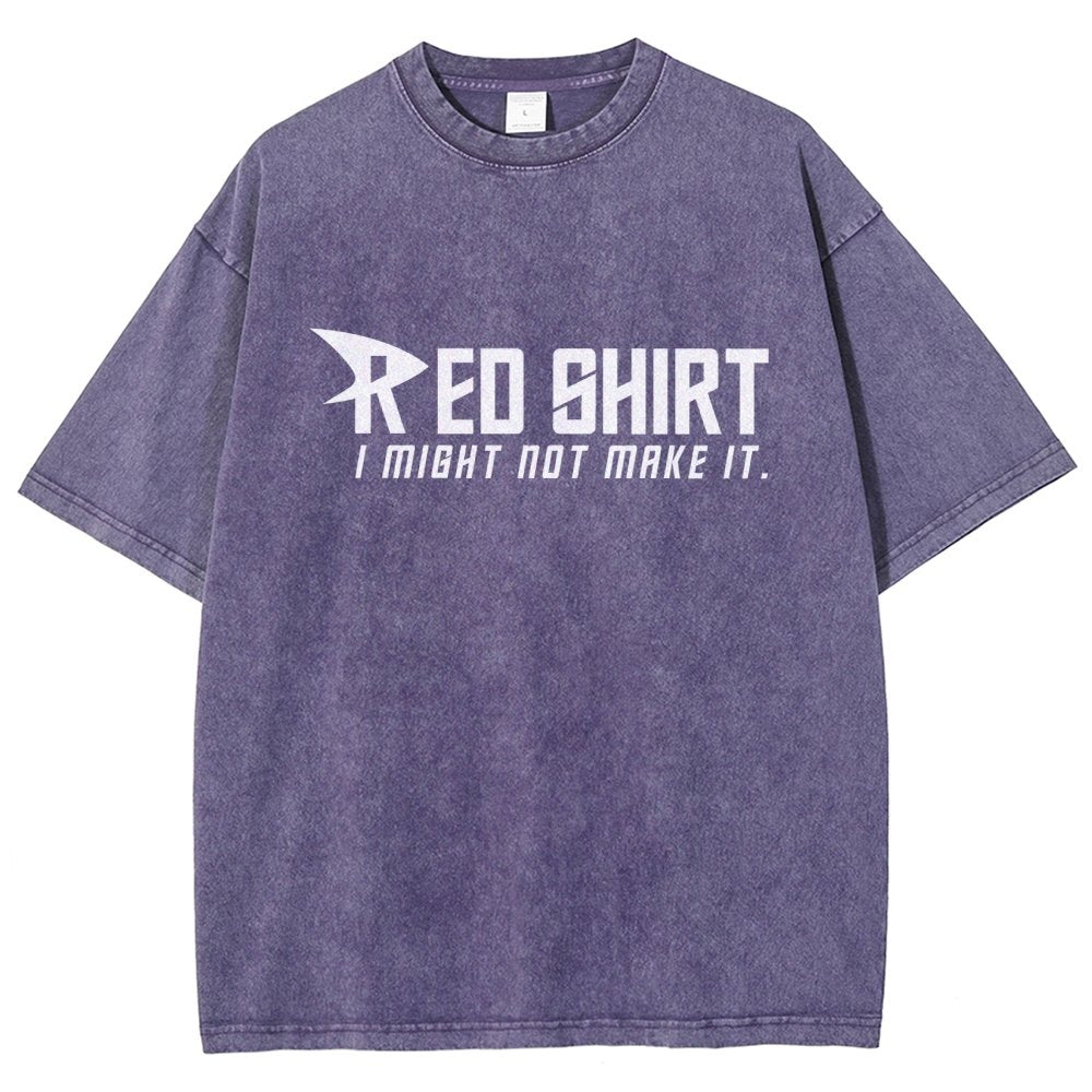 Red Shirt Vintage Distressed T-shirt