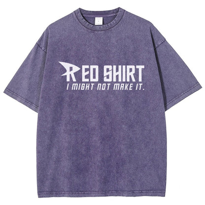 Red Shirt Vintage Distressed T-shirt