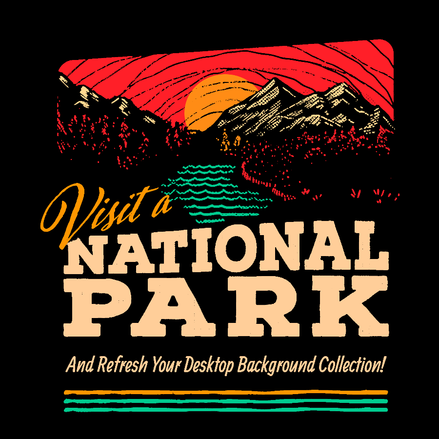 Visit a National Park Geek T-Shirt