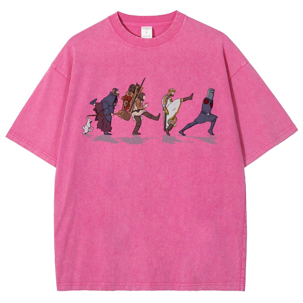 Walking Toward the Grail Vintage Distressed T-shirt