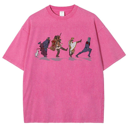 Walking Toward the Grail Vintage Distressed T-shirt