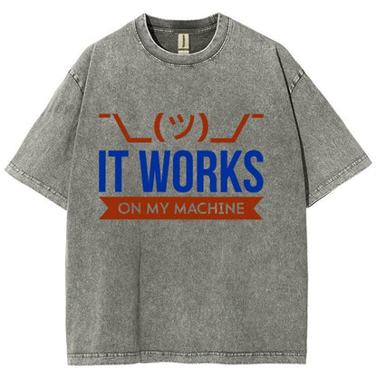 It Works On My Machine Vintage Distressed T-shirt