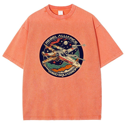 Squadron Patch Vintage Distressed T-shirt