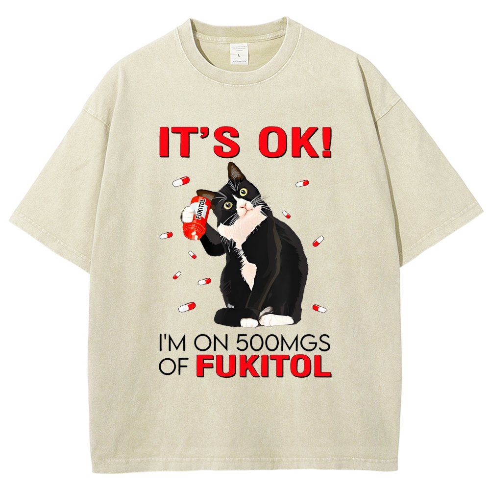 It's Ok Vintage Distressed T-shirt