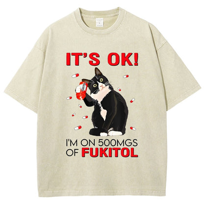It's Ok Vintage Distressed T-shirt