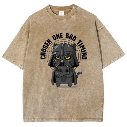 Chosen One Bad Timing Vintage Distressed T-shirt