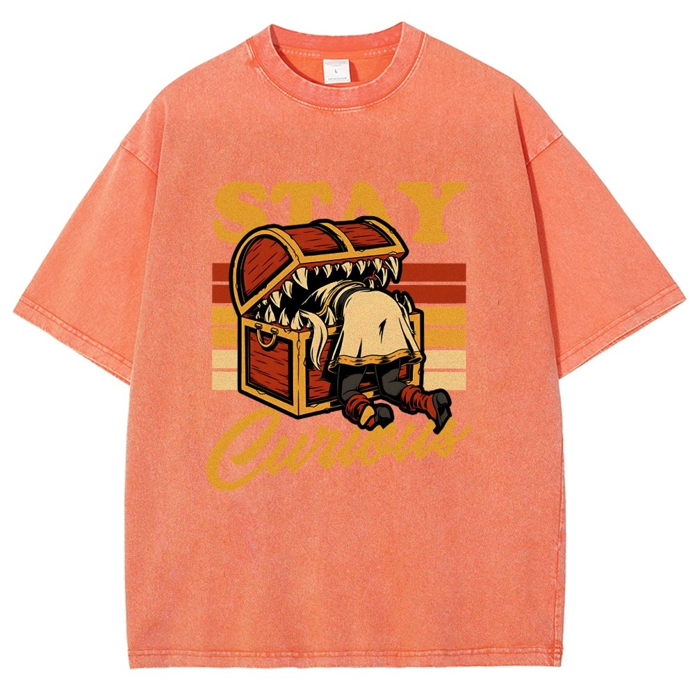 Elf Anime Treasure Vintage Distressed T-shirt