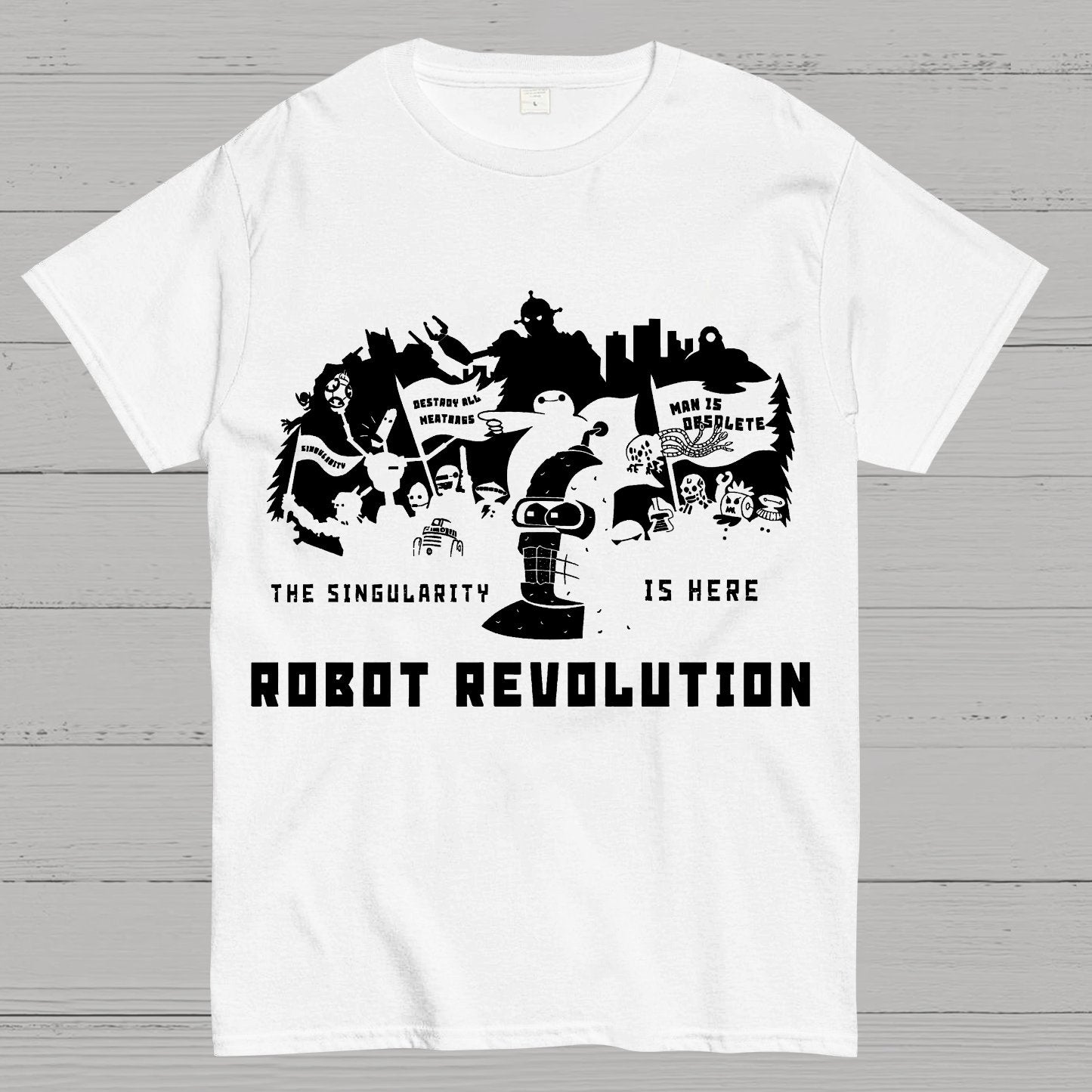 Robot Revolution Geek T-Shirt