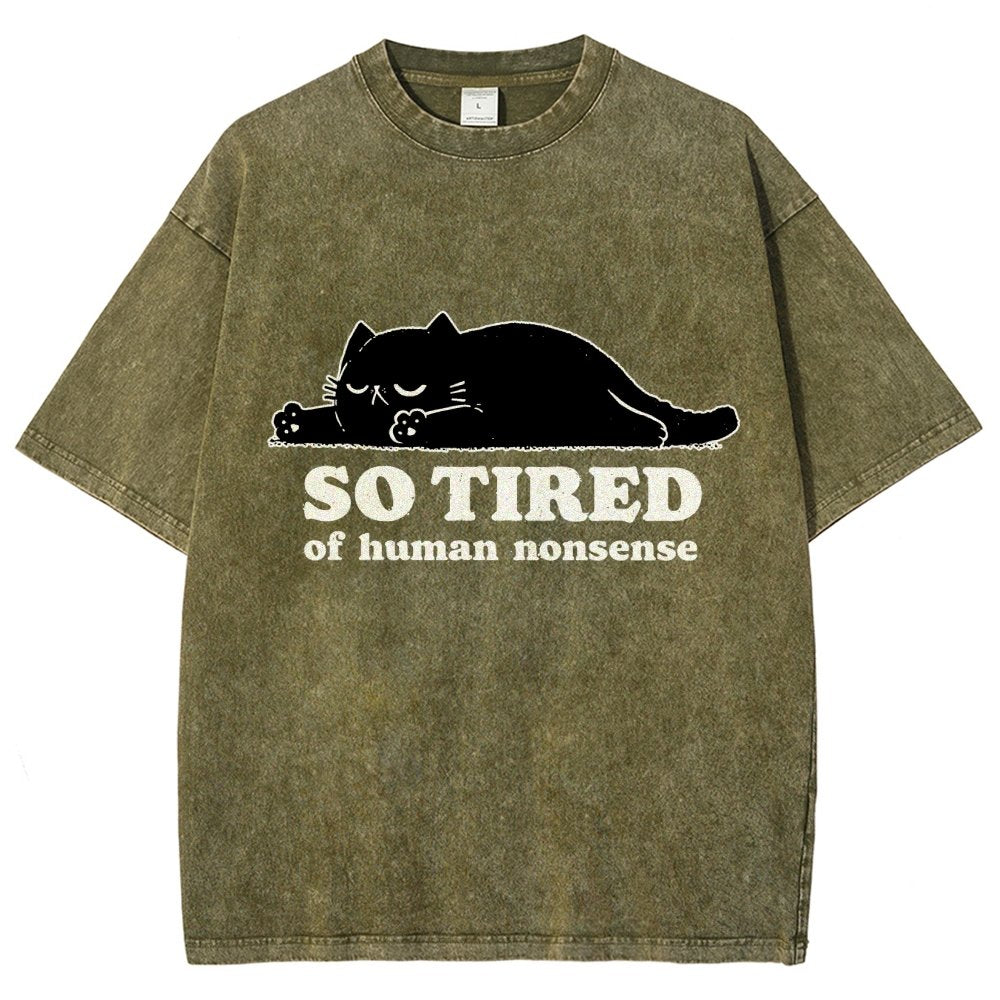 So Tired Vintage Distressed T-shirt