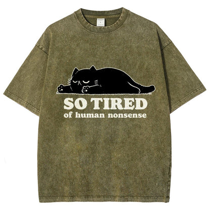 So Tired Vintage Distressed T-shirt