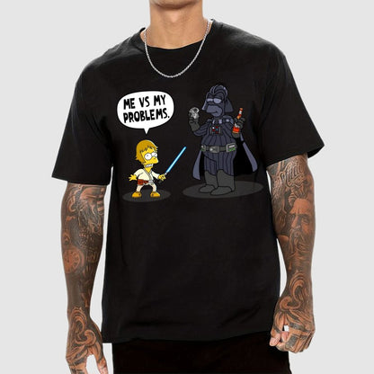 Me vs My Problems Humorous Geek T-Shirt