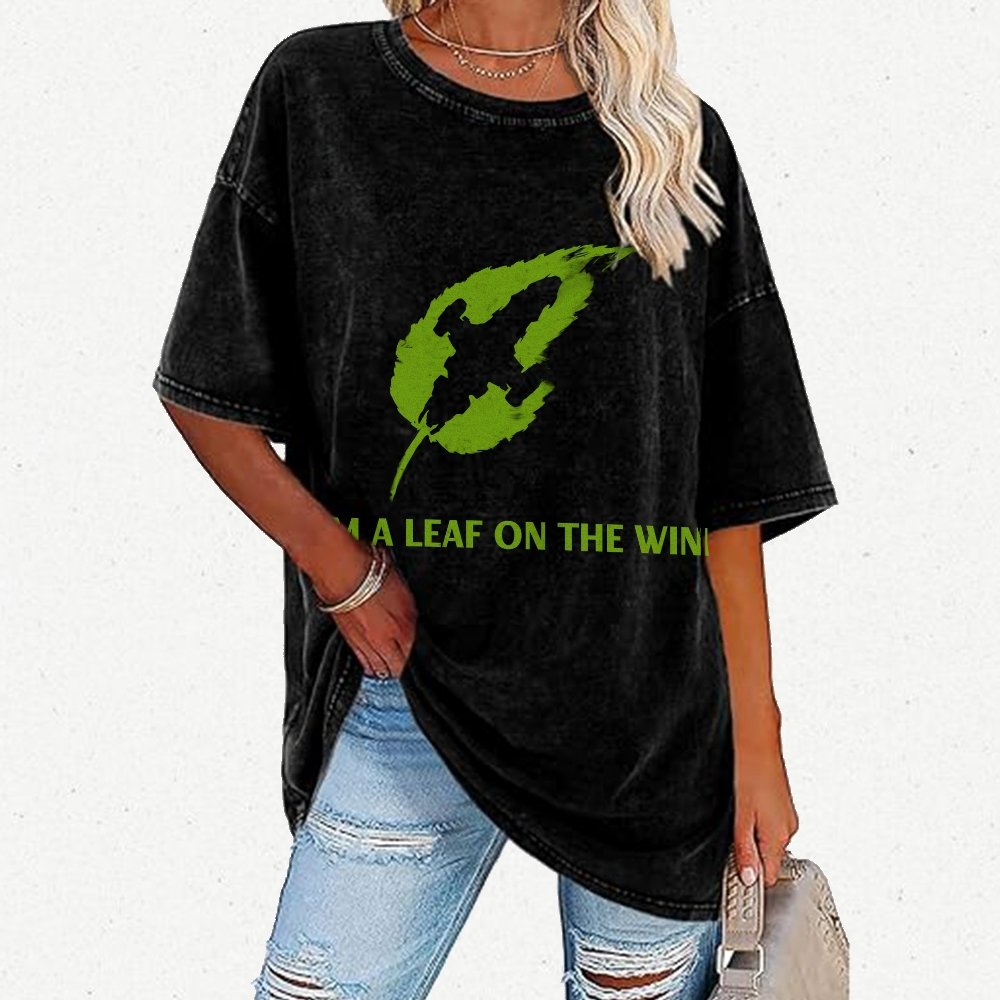 I'm A Leaf On The Wind. Vintage Distressed T-shirt