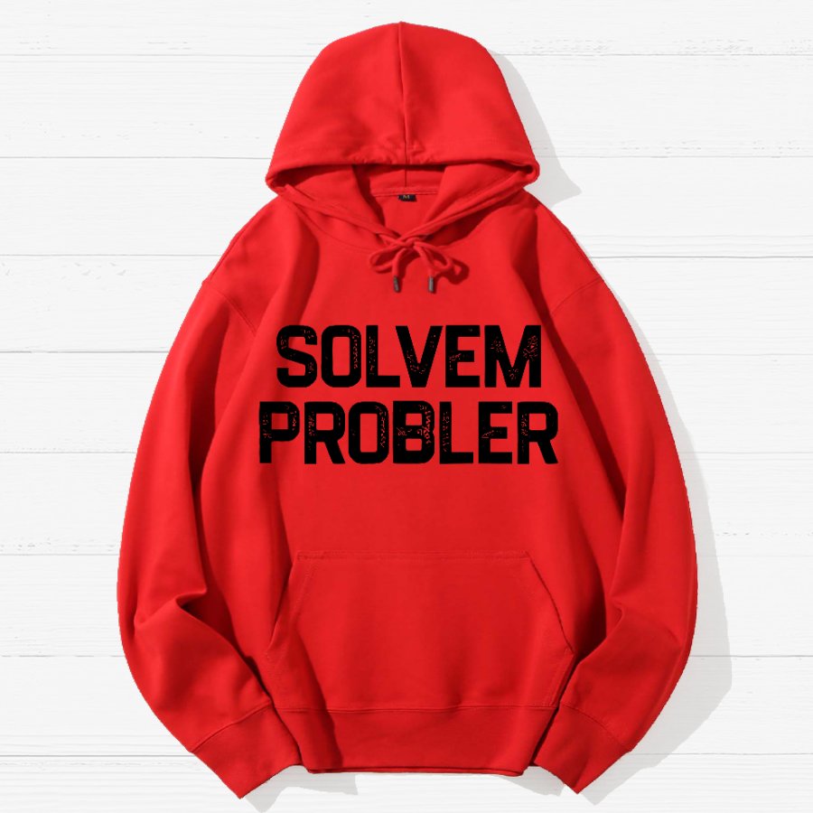 Problem Solved Geek Cotton Hoodie