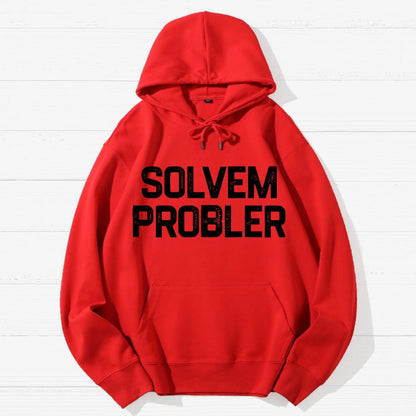 Problem Solved Geek Cotton Hoodie