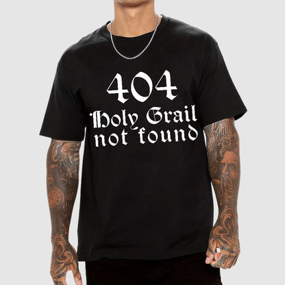 Holy Grail Not Found Geek T-Shirt