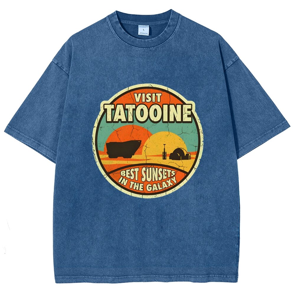 Best Sunsets In The Galaxy Vintage Distressed T-shirt