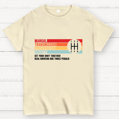 The Manual Transmission Preservation Society Geek T-Shirt