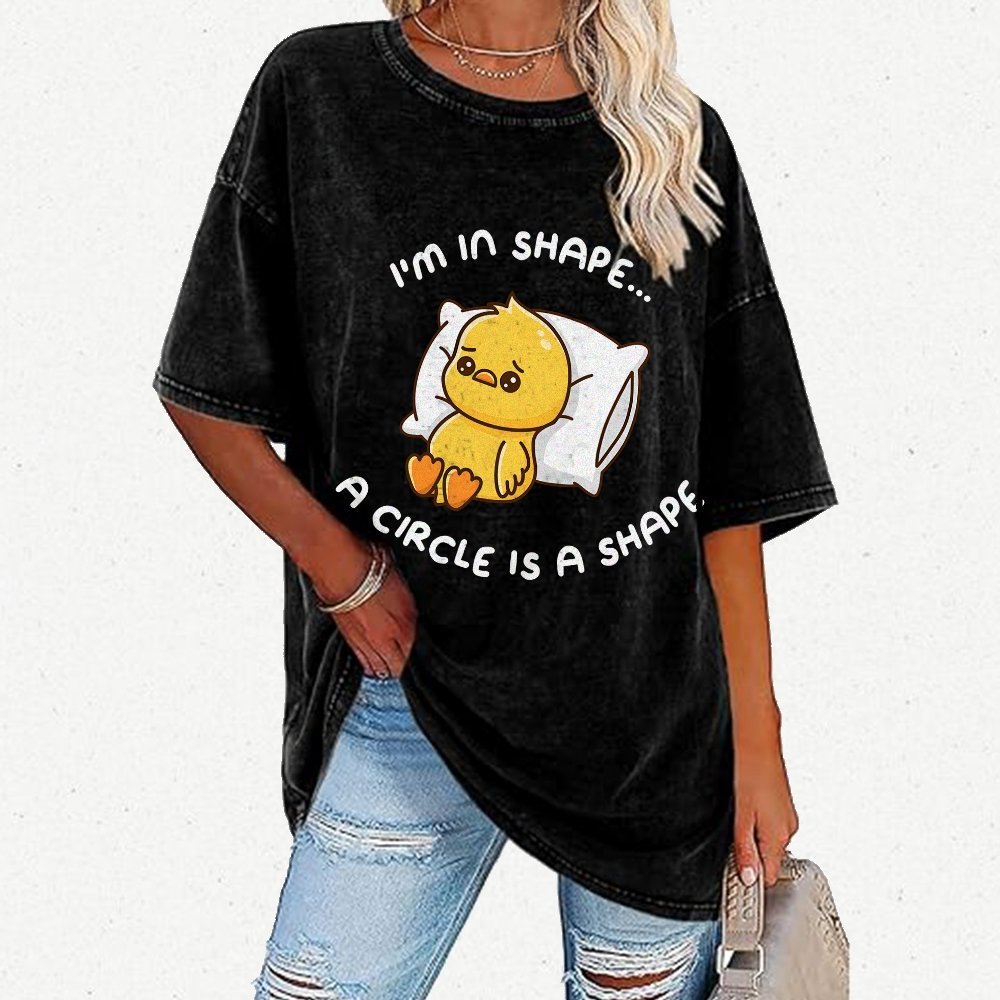 I'm In Shape Vintage Distressed T-shirt