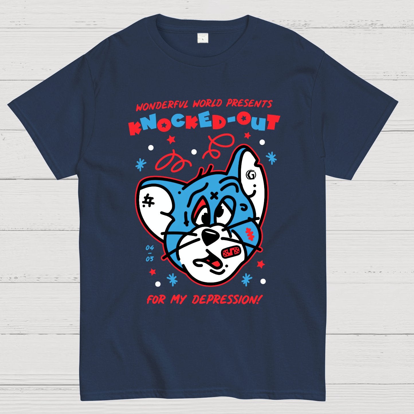 knocked-out. Sarcasm Geek T-Shirt
