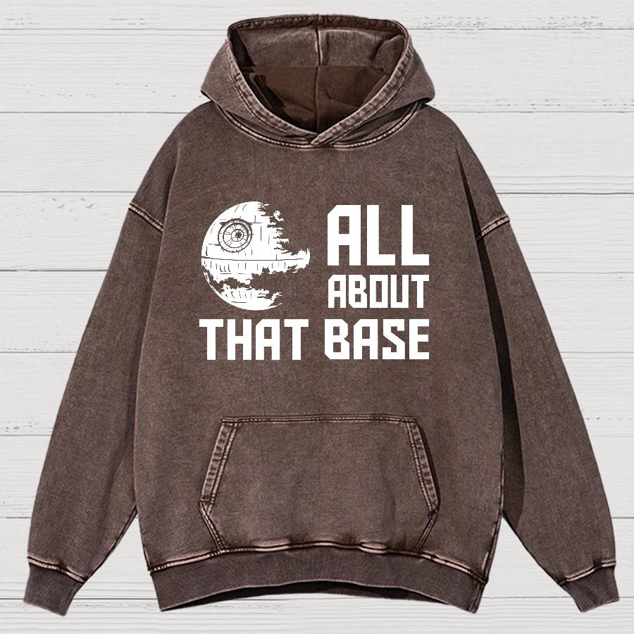 All About That Base Geeks Vintage Distressed Hoodie