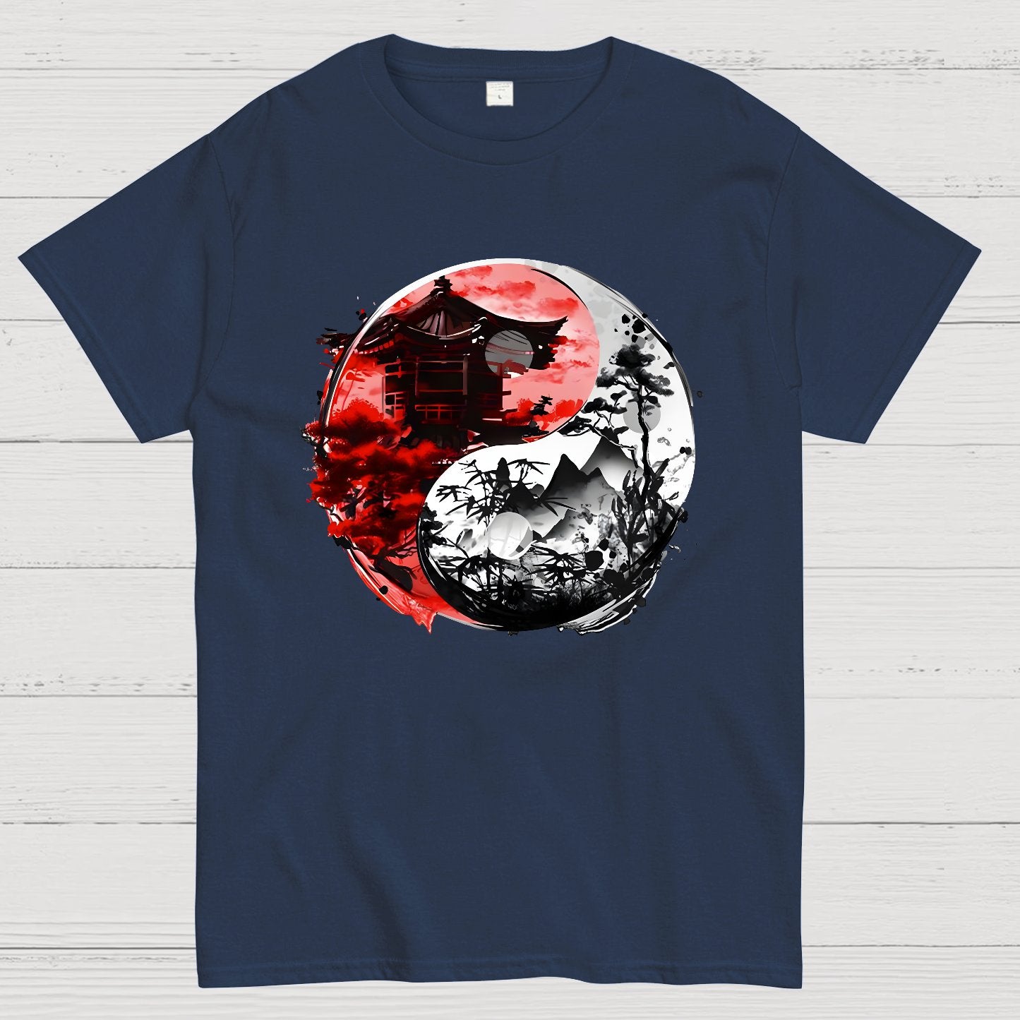 Temple Yin yang Geek T-Shirt