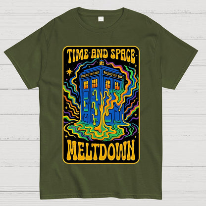 Time And Space Meltdown Geek T-Shirt